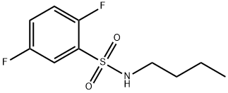 N-butyl-2,5-difluorobenzenesulfonamide Struktur