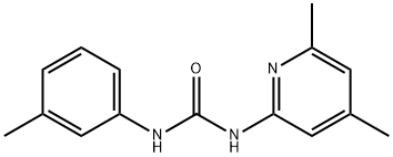 1-(4,6-dimethylpyridin-2-yl)-3-(3-methylphenyl)urea Struktur