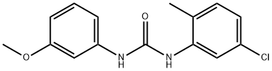 1-(5-chloro-2-methylphenyl)-3-(3-methoxyphenyl)urea Struktur