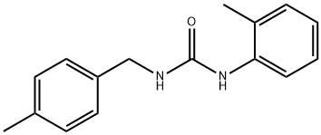 1-(2-methylphenyl)-3-[(4-methylphenyl)methyl]urea Struktur