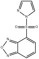 4-pyrazol-1-ylsulfonyl-2,1,3-benzoxadiazole Struktur