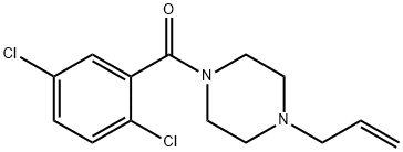 (2,5-dichlorophenyl)-(4-prop-2-enylpiperazin-1-yl)methanone Struktur