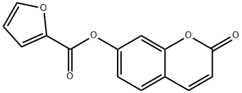 (2-oxochromen-7-yl) furan-2-carboxylate Struktur