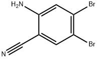 2-amino-4,5-dibromobenzonitrile Struktur