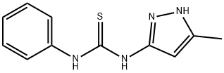 1-(5-methyl-1H-pyrazol-3-yl)-3-phenylthiourea Struktur