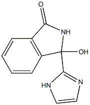 3-hydroxy-3-(1H-imidazol-2-yl)-2H-isoindol-1-one Struktur