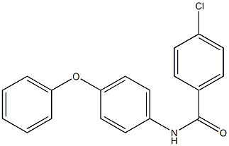 4-chloro-N-(4-phenoxyphenyl)benzamide Struktur