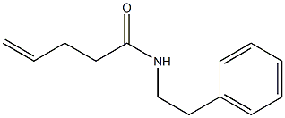 N-(2-phenylethyl)pent-4-enamide Struktur