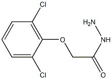 2-(2,6-dichlorophenoxy)acetohydrazide Struktur