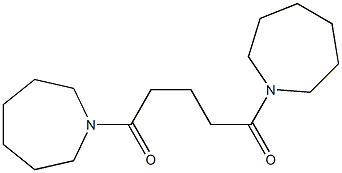 1,5-bis(azepan-1-yl)pentane-1,5-dione Struktur