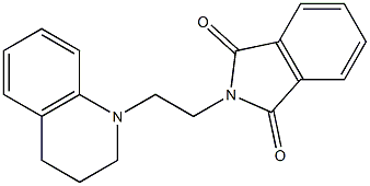 2-[2-(3,4-dihydro-2H-quinolin-1-yl)ethyl]isoindole-1,3-dione Struktur