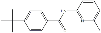 4-tert-butyl-N-(6-methylpyridin-2-yl)benzamide Struktur