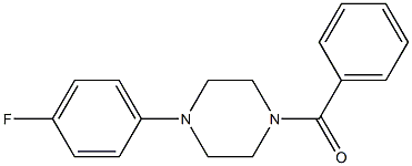 [4-(4-fluorophenyl)piperazin-1-yl]-phenylmethanone Struktur