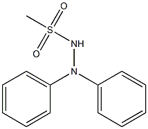 N',N'-diphenylmethanesulfonohydrazide Struktur