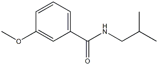 3-methoxy-N-(2-methylpropyl)benzamide Struktur