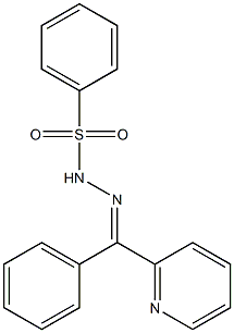 N-[(E)-[phenyl(pyridin-2-yl)methylidene]amino]benzenesulfonamide Struktur