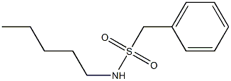 N-pentyl-1-phenylmethanesulfonamide Struktur