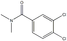 3,4-dichloro-N,N-dimethylbenzamide Struktur