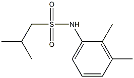 N-(2,3-dimethylphenyl)-2-methylpropane-1-sulfonamide Struktur