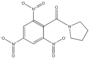 pyrrolidin-1-yl-(2,4,6-trinitrophenyl)methanone Struktur