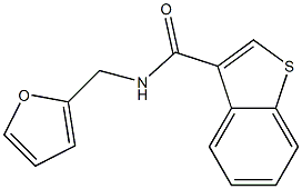 N-(furan-2-ylmethyl)-1-benzothiophene-3-carboxamide Struktur