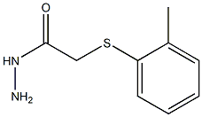 2-(2-methylphenyl)sulfanylacetohydrazide Struktur