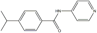 4-propan-2-yl-N-pyridin-4-ylbenzamide Struktur