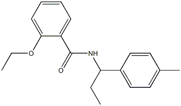 2-ethoxy-N-[1-(4-methylphenyl)propyl]benzamide Struktur