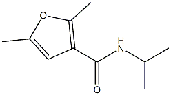 2,5-dimethyl-N-propan-2-ylfuran-3-carboxamide Struktur