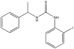 1-(2-iodophenyl)-3-(1-phenylethyl)thiourea Struktur