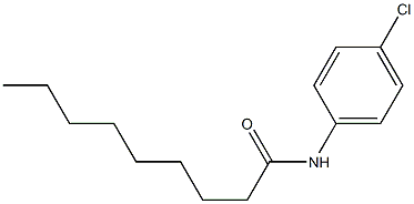 N-(4-chlorophenyl)nonanamide Struktur