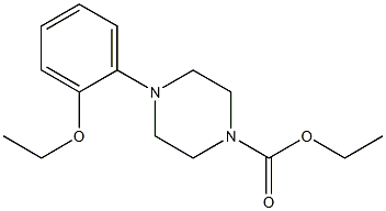 ethyl 4-(2-ethoxyphenyl)piperazine-1-carboxylate Struktur