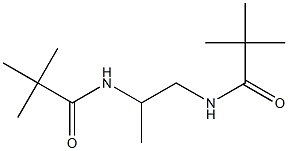 N-[2-(2,2-dimethylpropanoylamino)propyl]-2,2-dimethylpropanamide Struktur