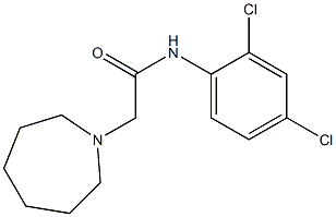 2-(azepan-1-yl)-N-(2,4-dichlorophenyl)acetamide Struktur