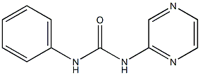 1-phenyl-3-pyrazin-2-ylurea Struktur