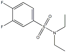 N,N-diethyl-3,4-difluorobenzenesulfonamide Struktur