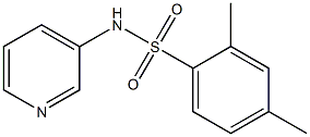 2,4-dimethyl-N-pyridin-3-ylbenzenesulfonamide Struktur