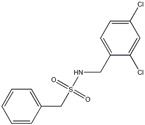 N-[(2,4-dichlorophenyl)methyl]-1-phenylmethanesulfonamide Struktur