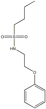 N-(2-phenoxyethyl)butane-1-sulfonamide Struktur