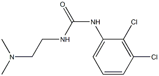 1-(2,3-dichlorophenyl)-3-[2-(dimethylamino)ethyl]urea Struktur