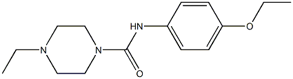 N-(4-ethoxyphenyl)-4-ethylpiperazine-1-carboxamide Struktur