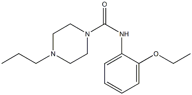 N-(2-ethoxyphenyl)-4-propylpiperazine-1-carboxamide Struktur