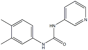 1-(3,4-dimethylphenyl)-3-pyridin-3-ylurea Struktur