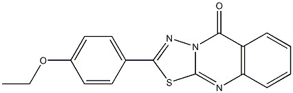 2-(4-ethoxyphenyl)-[1,3,4]thiadiazolo[2,3-b]quinazolin-5-one Struktur