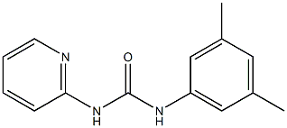 1-(3,5-dimethylphenyl)-3-pyridin-2-ylurea Struktur