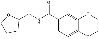 N-[1-(oxolan-2-yl)ethyl]-2,3-dihydro-1,4-benzodioxine-6-carboxamide Struktur