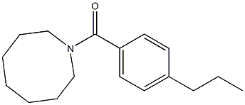 azocan-1-yl-(4-propylphenyl)methanone Struktur