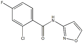 2-chloro-4-fluoro-N-(1,2-oxazol-3-yl)benzamide Struktur