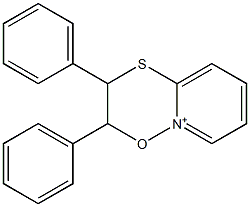 2,3-diphenyl-2,3-dihydropyrido[1,2-b][1,4,2]oxathiazin-5-ium Struktur