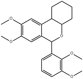 6-(2,3-dimethoxyphenyl)-8,9-dimethoxy-2,3,4,4a,6,10b-hexahydro-1H-benzo[c]chromene Struktur